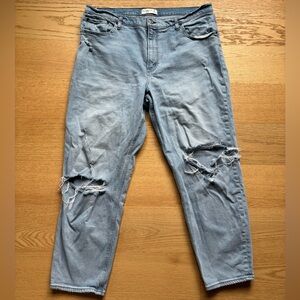 Abercrombie and Fitch women’s The Mom High Rise jeans size 34 (18) Long